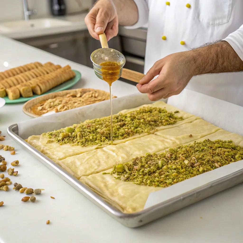 Baklava Preparation